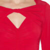 Vandalia Top aus gerafftem Jersey Vandalia Top aus gerafftem Jersey