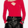 Vandalia Top aus gerafftem Jersey Vandalia Top aus gerafftem Jersey