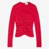 Vandalia Top aus gerafftem Jersey Vandalia Top aus gerafftem Jersey