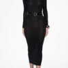 Vanessa Rollkragenkleid aus einfarbigem Jersey Vanessa Rollkragenkleid aus einfarbigem Jersey
