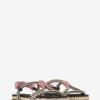 Waltee Flache Sandalen mit Kordel Waltee Flache Sandalen mit Kordel