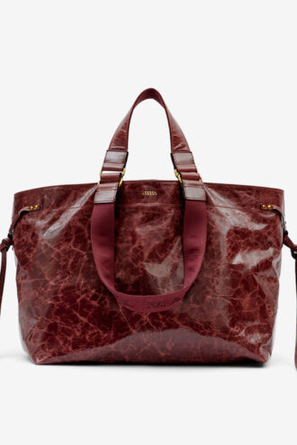 Wardy Glänzende Ledertasche