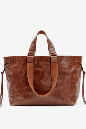 Wardy Glänzende Ledertasche