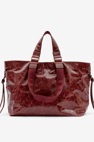 Wardy Glänzende Ledertasche