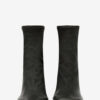 Weiche Lederstiefeletten mit hohen Absätzen
