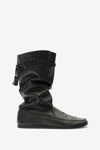 Welky Stiefel aus genarbtem Leder