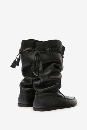 Welky Stiefel aus genarbtem Leder