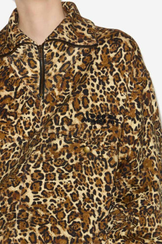 Wilda Sweatshirt mit bedrucktem Stehkragen