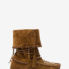 Winki-Stiefel aus geflochtenem Leder und Wildleder Winki-Stiefel aus geflochtenem Leder und Wildleder
