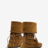 Winki-Stiefel aus geflochtenem Leder und Wildleder Winki-Stiefel aus geflochtenem Leder und Wildleder
