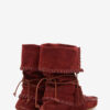 Winki-Stiefel aus geflochtenem Leder und Wildleder Winki-Stiefel aus geflochtenem Leder und Wildleder