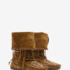 Winki-Stiefel aus geflochtenem Leder und Wildleder Winki-Stiefel aus geflochtenem Leder und Wildleder