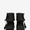 Winki-Stiefel aus geflochtenem Leder und Wildleder Winki-Stiefel aus geflochtenem Leder und Wildleder