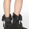 Winki-Stiefel aus geflochtenem Leder und Wildleder Winki-Stiefel aus geflochtenem Leder und Wildleder