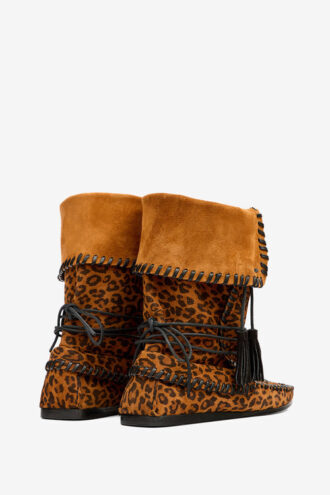 Winki Stiefel aus gewebtem Wildleder
