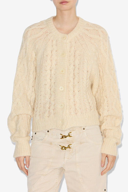 Yara Strickjacke mit Zopfmuster Yara Strickjacke mit Zopfmuster