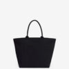 Yenky Tote Bag aus Canvas mit gesticktem Logo Yenky Tote Bag aus Canvas mit gesticktem Logo