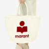 Yenky Tote Bag aus Canvas mit gesticktem Logo Yenky Tote Bag aus Canvas mit gesticktem Logo