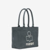 Yenky Zipped Faded Baumwolltasche mit Logo Yenky Zipped Faded Baumwolltasche mit Logo