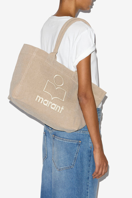 Yenky Zipped Faded Baumwolltasche mit Logo Yenky Zipped Faded Baumwolltasche mit Logo