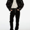 Yosri Vintage-Lederjacke