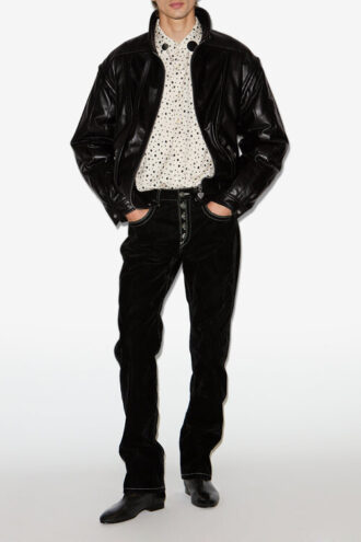 Yosri Vintage-Lederjacke