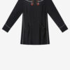 Youma Kurzes Cady-Kleid mit Perlenstickerei Youma Kurzes Cady-Kleid mit Perlenstickerei
