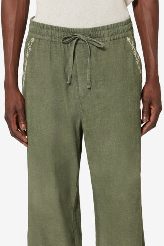 Zabel Bestickte Baumwoll-Gaze-Hose