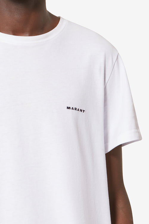 Zafferh Kurzarm-T-Shirt aus einfarbiger Baumwolle Zafferh Kurzarm-T-Shirt aus einfarbiger Baumwolle