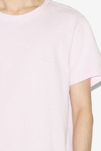 Zafferh Kurzarm-T-Shirt aus einfarbiger Baumwolle
