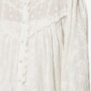 Zame Kurzes Baumwoll- und Seidenkleid mit Blumenmuster Zame Kurzes Baumwoll- und Seidenkleid mit Blumenmuster