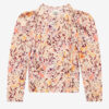 Zarga Plissee-Bluse aus bedruckter Seide Zarga Plissee-Bluse aus bedruckter Seide