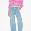 Zarga Plissee-Bluse aus bedruckter Seide Zarga Plissee-Bluse aus bedruckter Seide