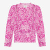 Zarga Plissee-Bluse aus bedruckter Seide Zarga Plissee-Bluse aus bedruckter Seide