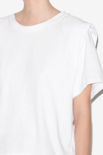 Zelitos Kurzarm-T-Shirt aus einfarbiger Baumwolle Zelitos Kurzarm-T-Shirt aus einfarbiger Baumwolle
