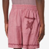Zilan Bestickte Baumwoll-Gaze-Shorts Zilan Bestickte Baumwoll-Gaze-Shorts