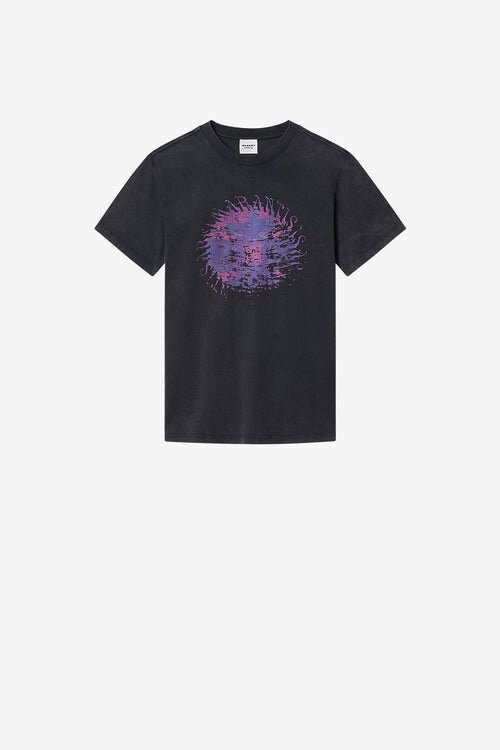 Zoeline Bedrucktes Baumwoll-T-Shirt Zoeline Bedrucktes Baumwoll-T-Shirt