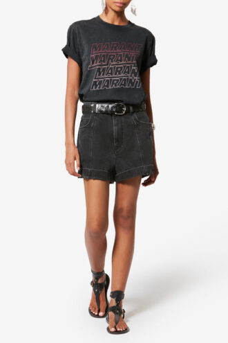 Zoeline Kurzarm-Baumwoll-T-Shirt