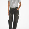 Zoeline Metallic-Jersey-T-Shirt mit Logos Zoeline Metallic-Jersey-T-Shirt mit Logos