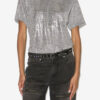 Zoeline Metallic-Jersey-T-Shirt mit Logos Zoeline Metallic-Jersey-T-Shirt mit Logos