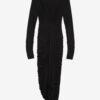 Zorah Drapiertes Kleid aus einfarbigem Jersey Zorah Drapiertes Kleid aus einfarbigem Jersey